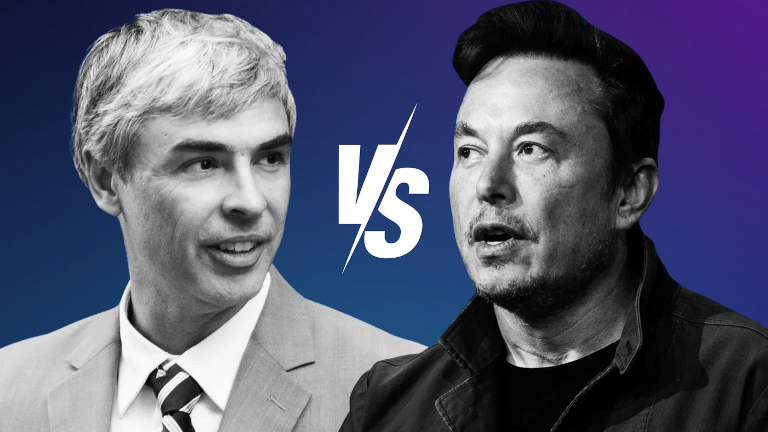 Larry Page vs Elon Musk